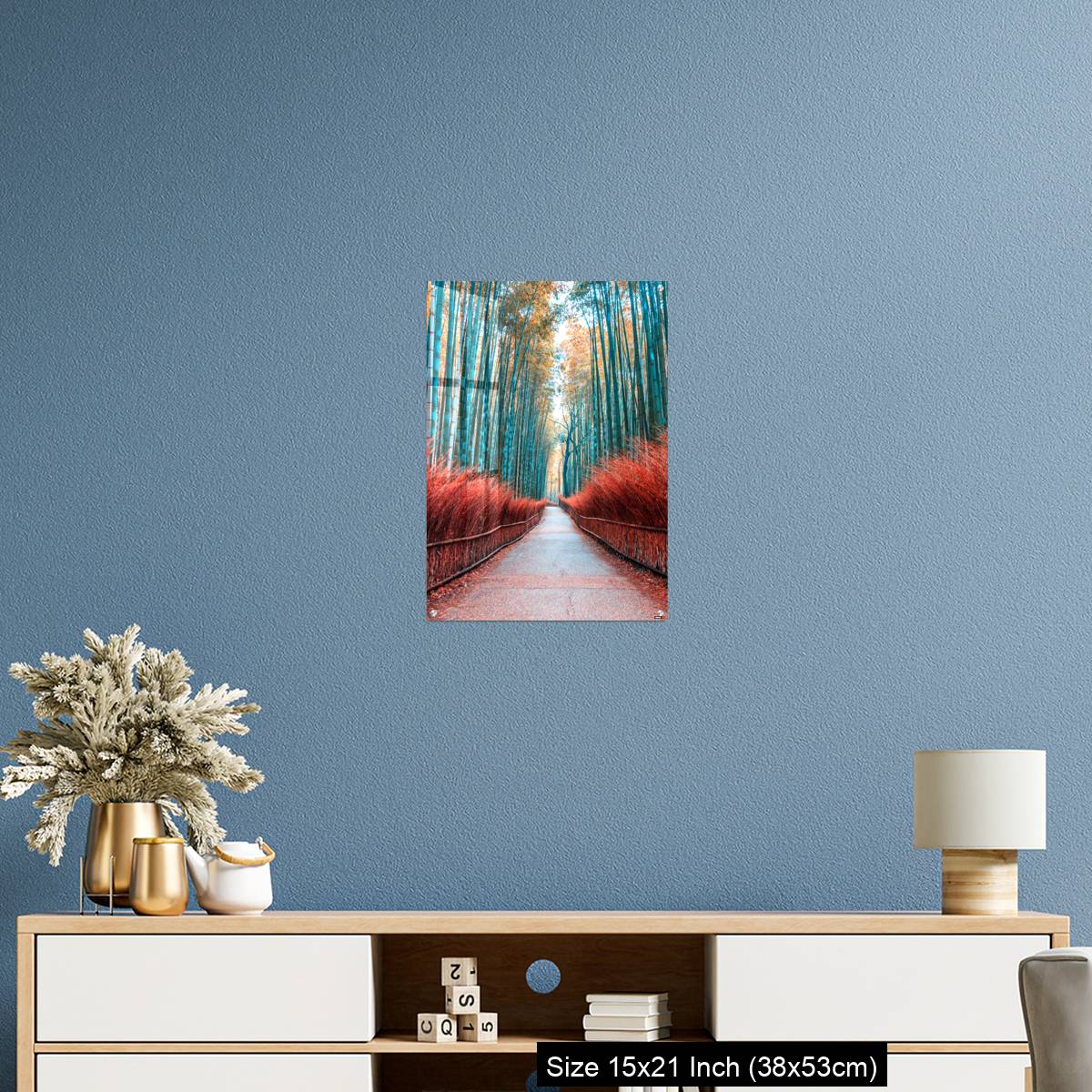 OMGs Acrylic Wall Decor – walkway bamboo tunnel named Arashiyama bamboo forest in Kyoto, Tourist landmark of Japan - Image 17