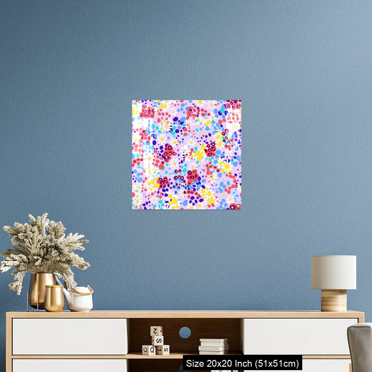 OMGs Acrylic Wall Decor – Bright nature summer floral background - Image 17