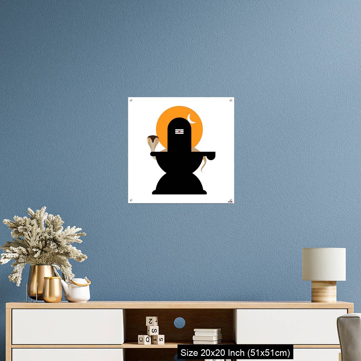 OMGs Acrylic Wall Decor – Shiva Lingam  with snake - Image 17