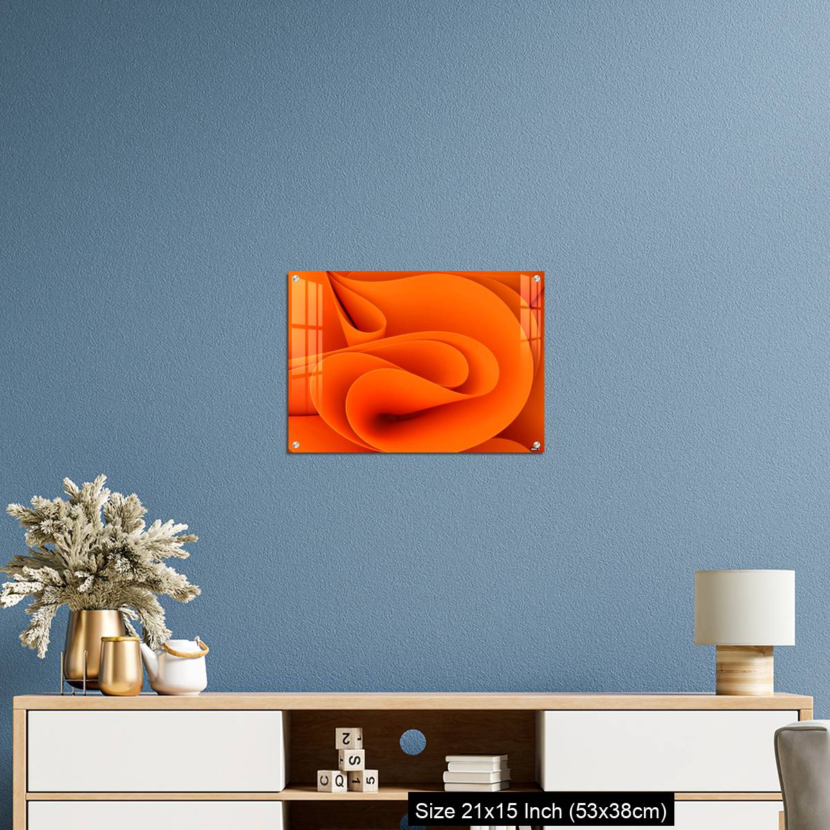 OMGs Acrylic Wall Decor – Wavy swirly fabric. - Image 17