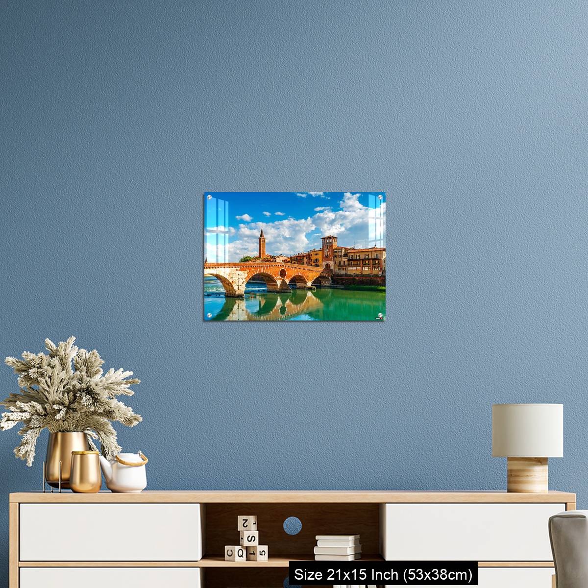 OMGs Acrylic Wall Decor – Bridge Ponte Pietra in Verona on Adige river - Image 17