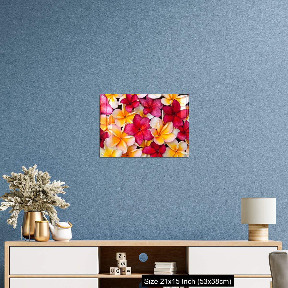 OMGs Acrylic Wall Decor – Colorful Pulmeria (or Frangipani) flowers - Image 17