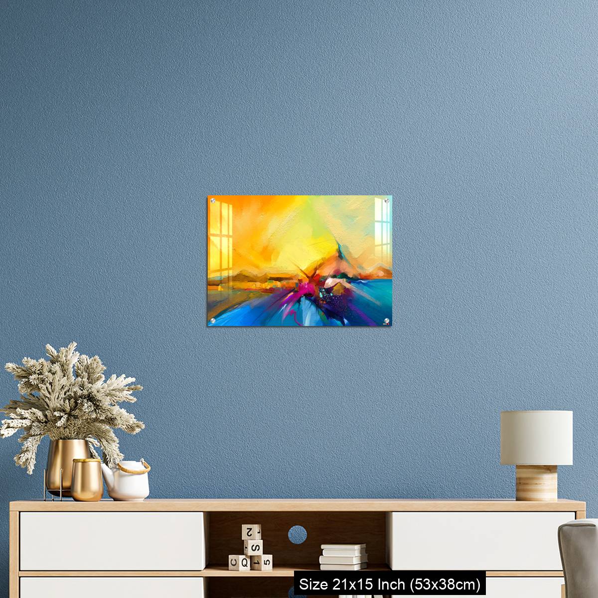 OMGs Acrylic Wall Decor – Colorful oil painting on canvas texture. - Image 17