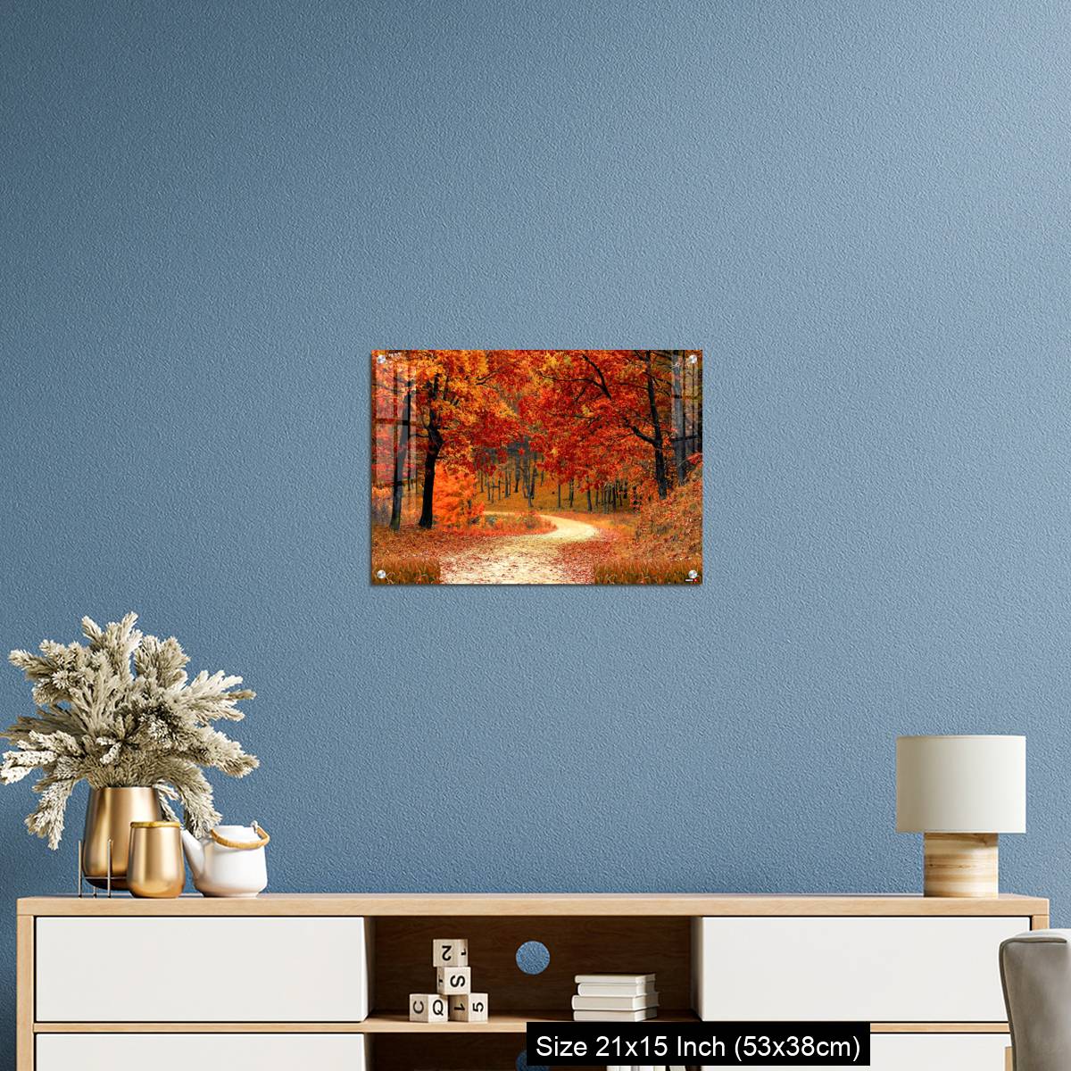 OMGs Acrylic Wall Decor – England-Foggy path in the autumn park - Image 17