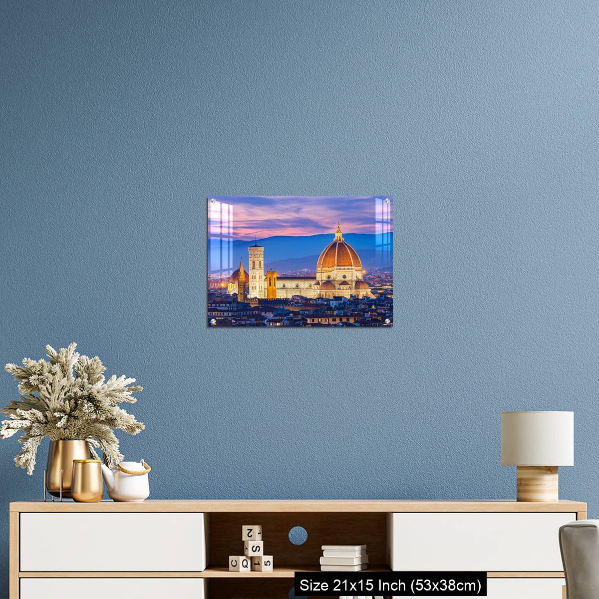 OMGs Acrylic Wall Decor – The twilight of Florence in Tuscany, Italy - Image 17