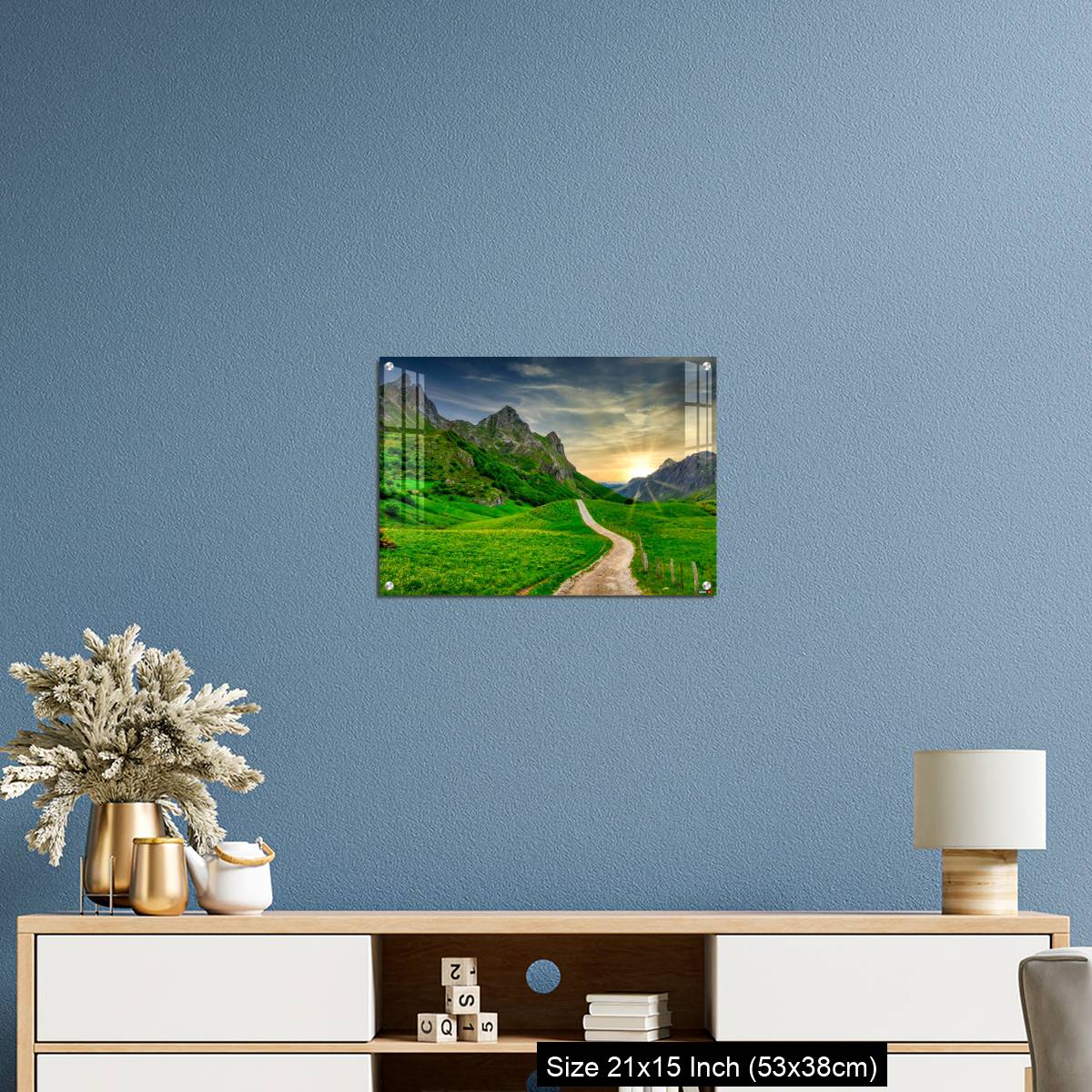 OMGs Acrylic Wall Decor – Track and mountains in Valle del Lago, Somiedo Nature Park, Asturias, Spain - Image 17