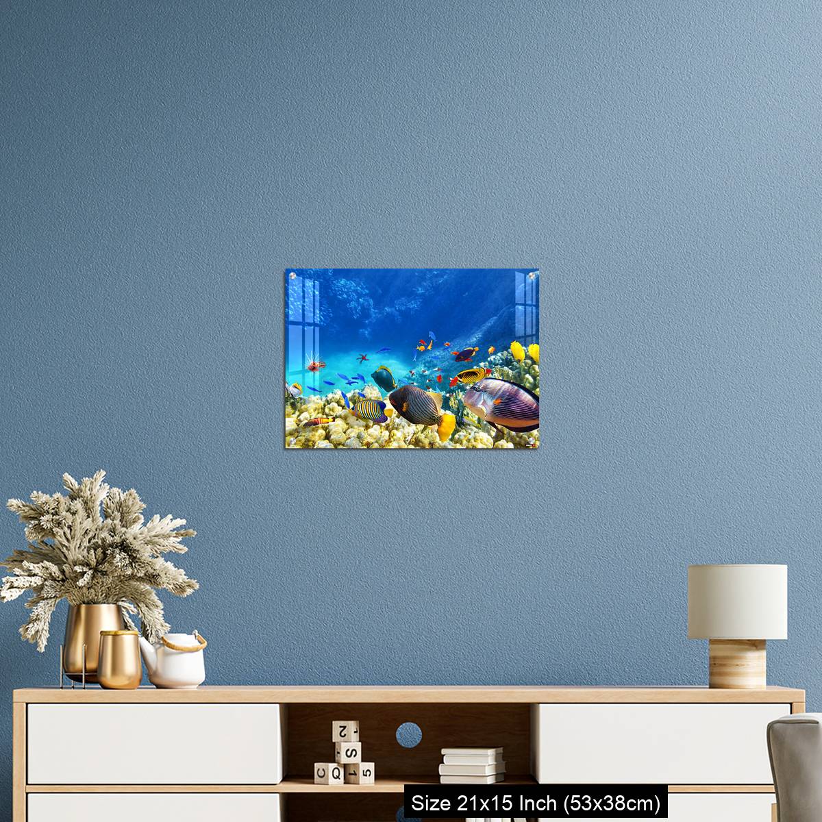 OMGs Acrylic Wall Decor – Underwater world with corals and tropical fish. - Image 17