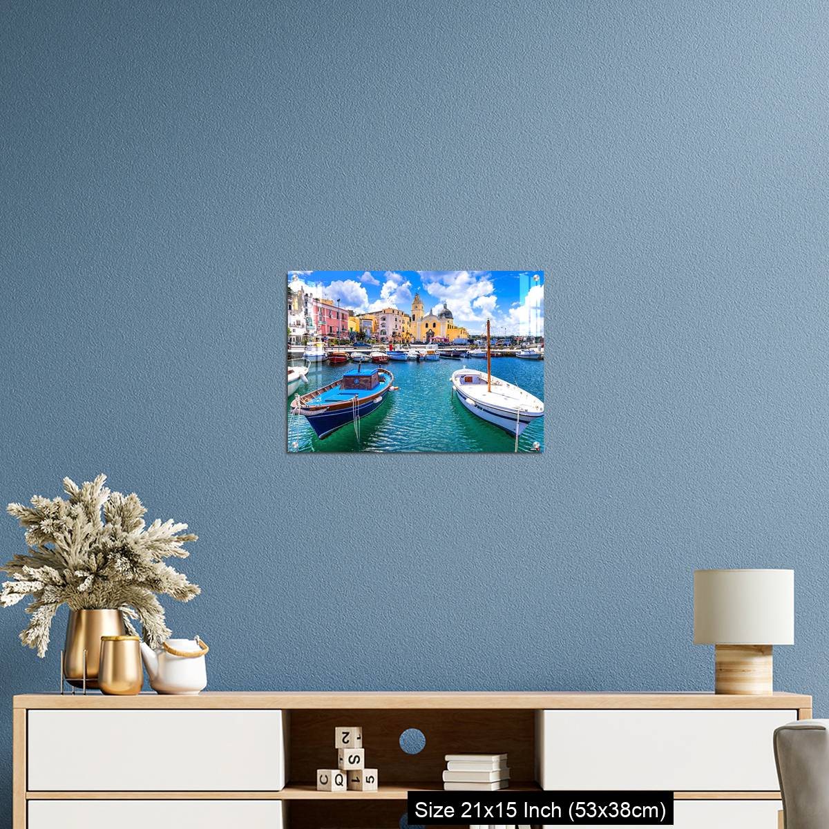 OMGs Acrylic Wall Decor – colorful Procida island in Campania, Italy - Image 17