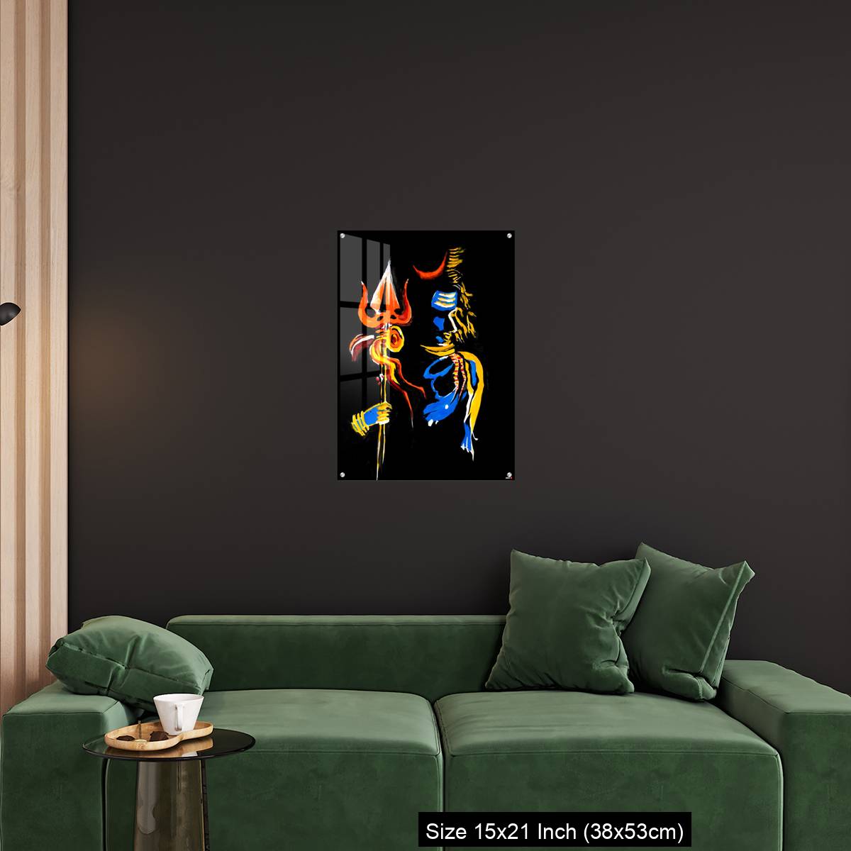 OMGs Acrylic Wall Decor – Lord Shiva with his trishul - Image 18