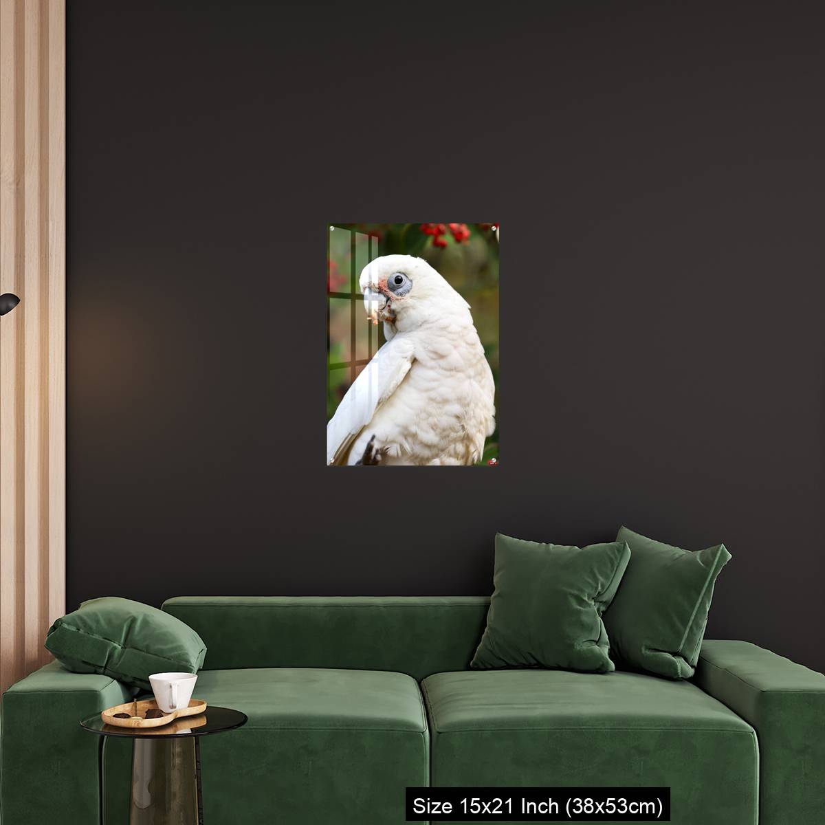 OMGs Acrylic Wall Decor – Close up of a Corella Feeding in a Tree - Image 18