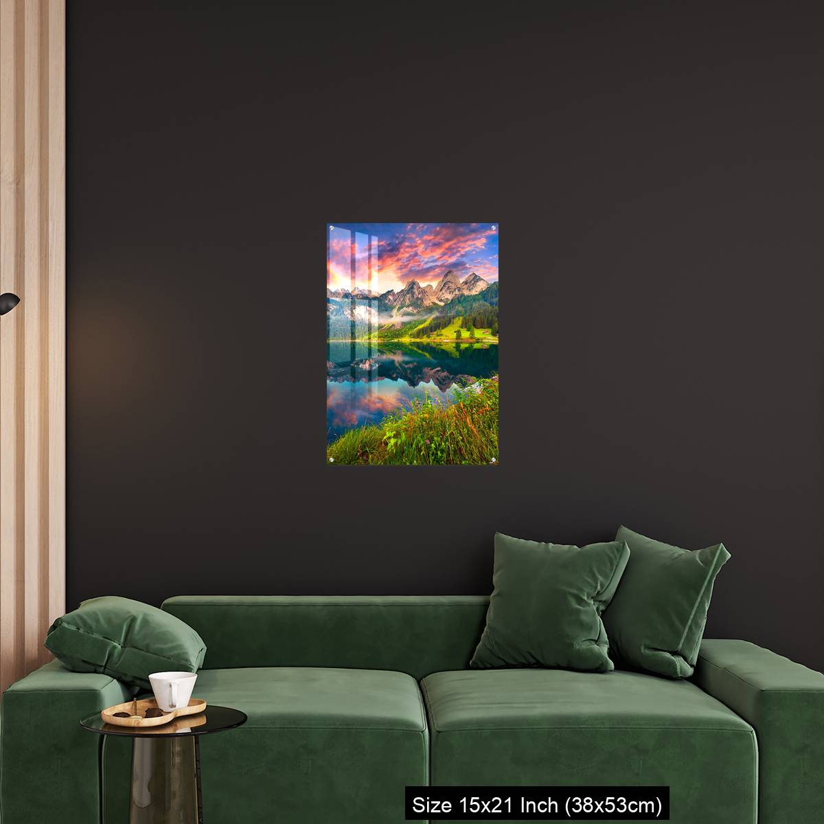 OMGs Acrylic Wall Decor – Colorful summer sunrise on the Vorderer Gosausee lake - Image 18