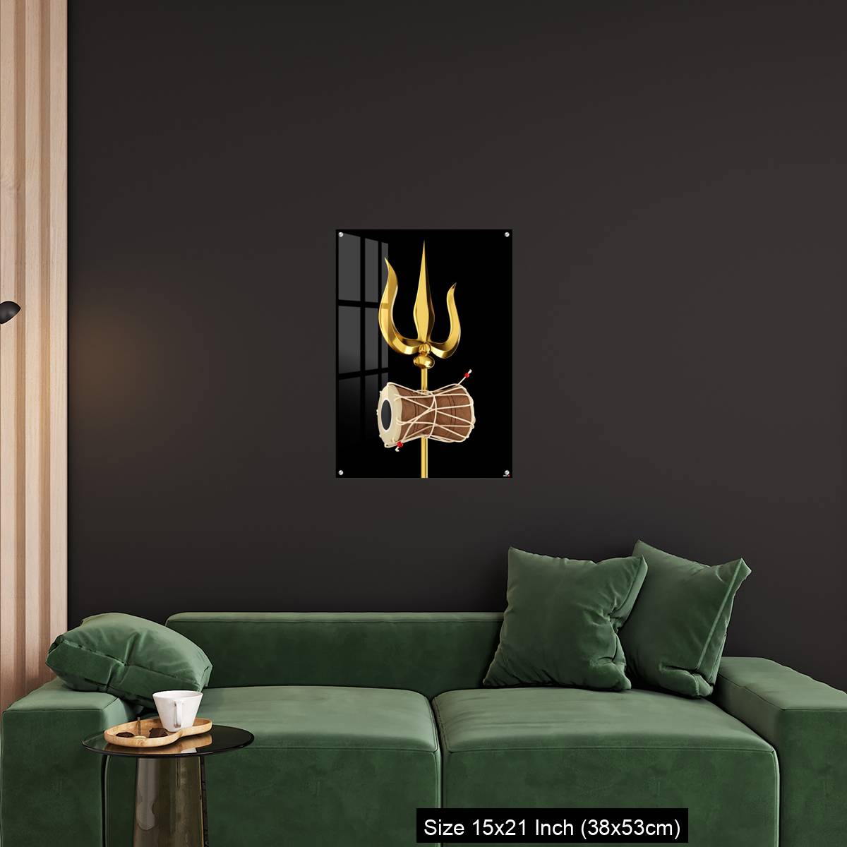 OMGs Acrylic Wall Decor – Shiva's Trishul and Damru - Image 18