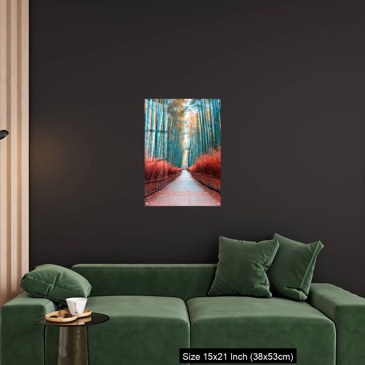 OMGs Acrylic Wall Decor – walkway bamboo tunnel named Arashiyama bamboo forest in Kyoto, Tourist landmark of Japan - Image 18