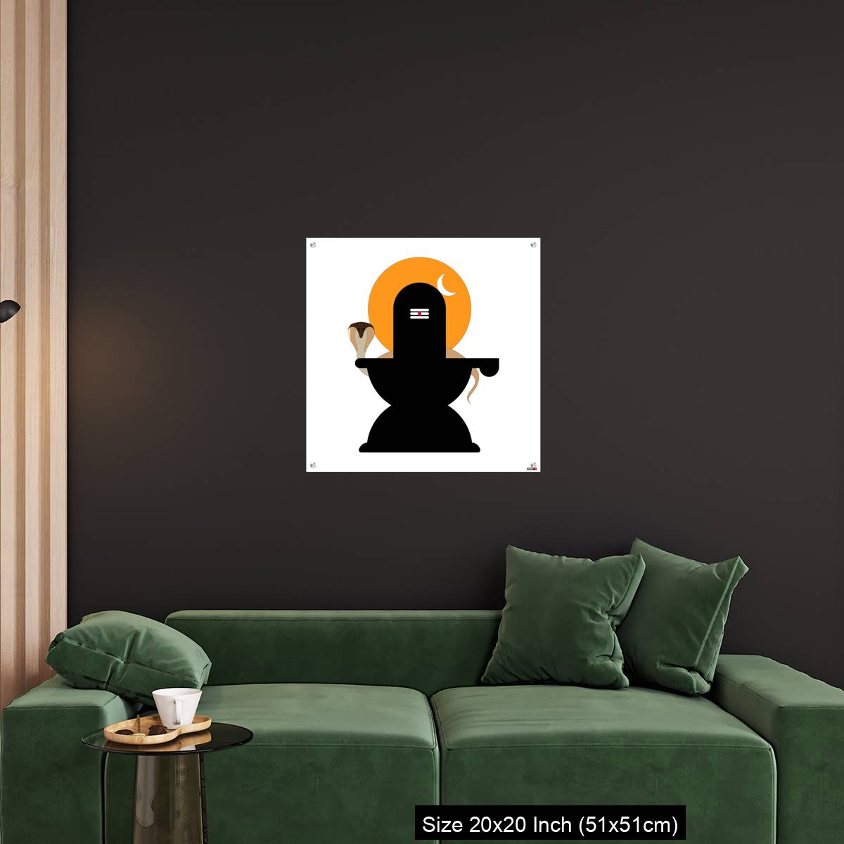 OMGs Acrylic Wall Decor – Shiva Lingam  with snake - Image 18