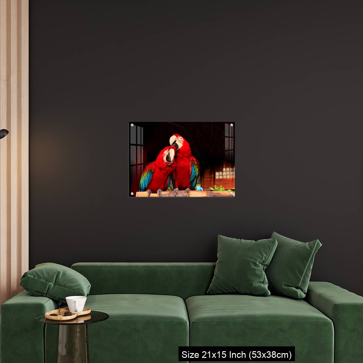 OMGs Acrylic Wall Decor – A  Macaw Bird Teasing His Friend’s Head - Image 18