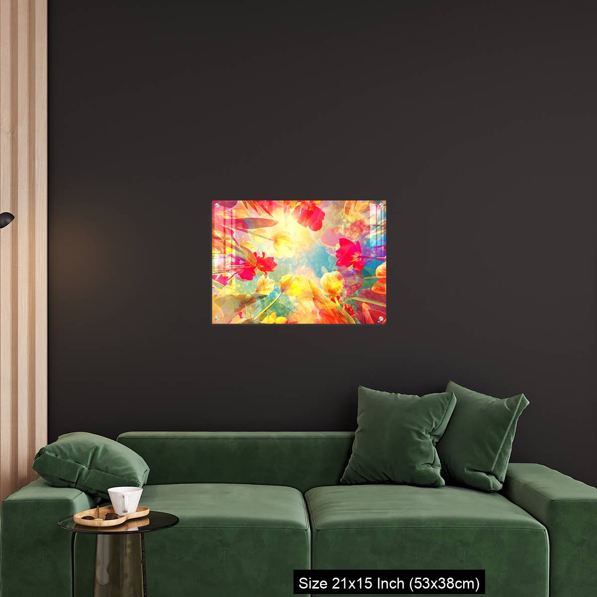 OMGs Acrylic Wall Decor – Abstract colored background with beautiful flowers, tulips and soft hues - Image 18