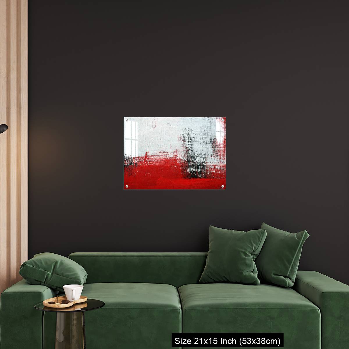 OMGs Acrylic Wall Decor – Black, white, red acrylic paint on metal surface. - Image 18