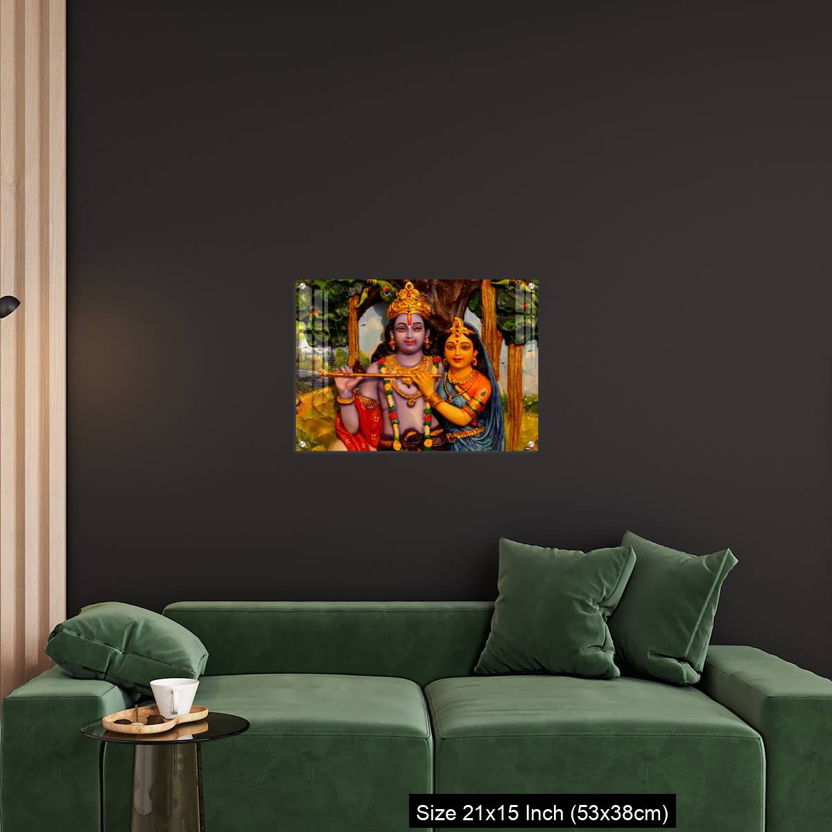 OMGs Acrylic Wall Decor – Krishna and Radha - Image 18
