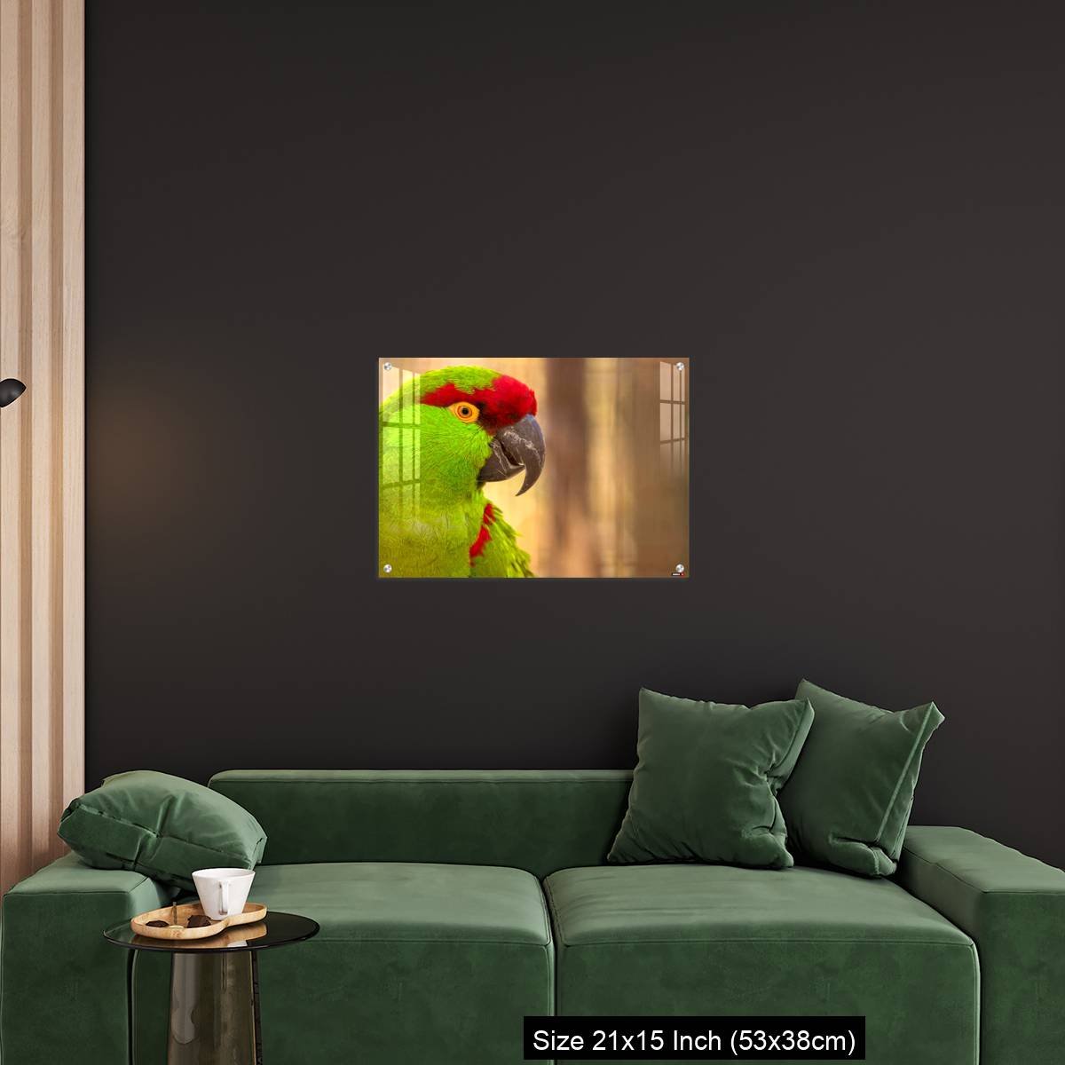 OMGs Acrylic Wall Decor – Close-up portrait of a thick billed parrot - Image 18