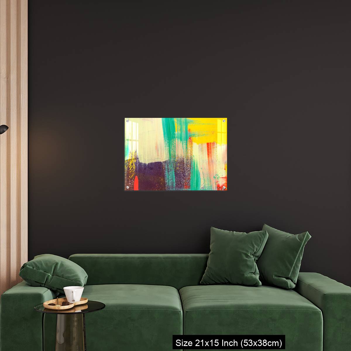 OMGs Acrylic Wall Decor – Colorful painted on concrete wall. Abstract background. - Image 18