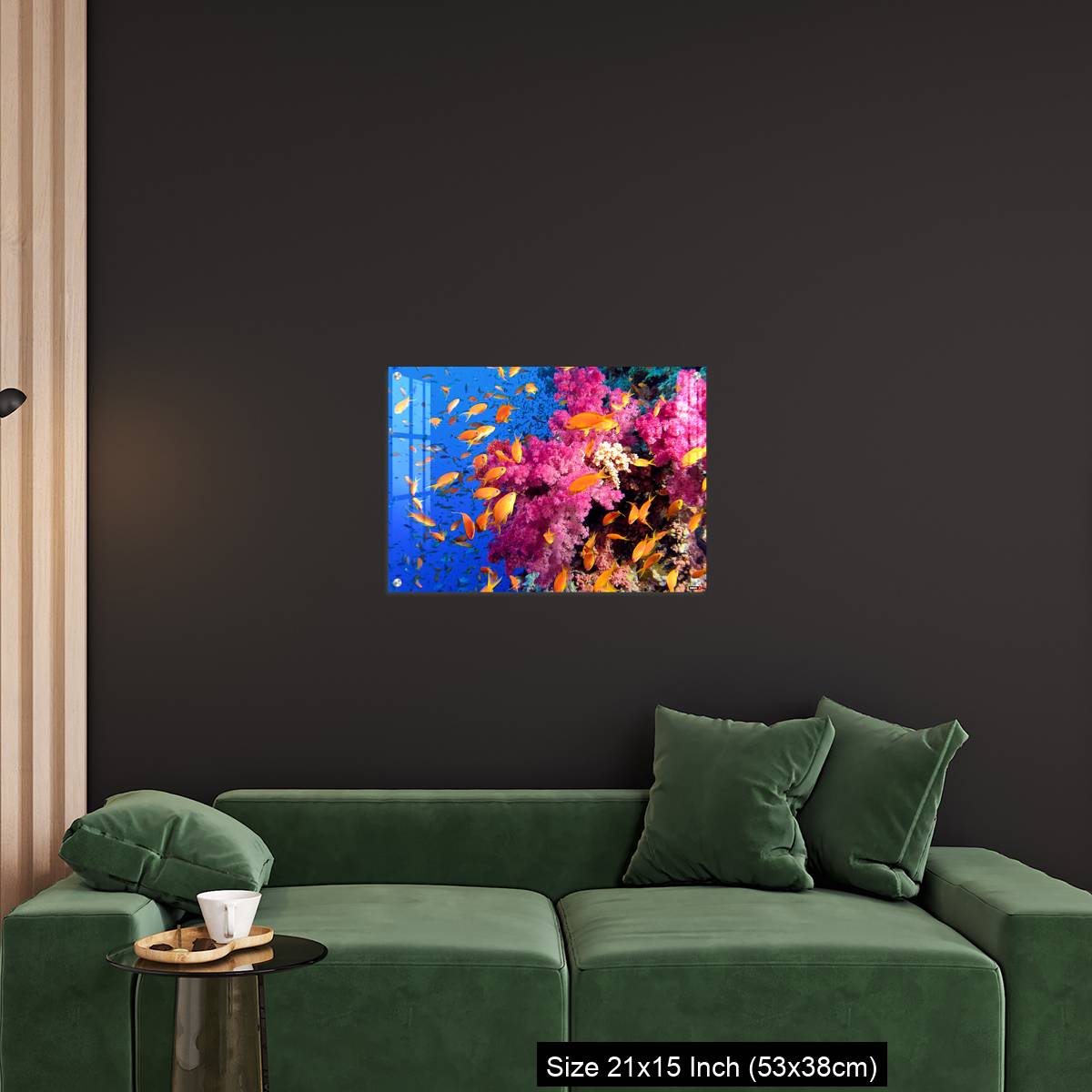 OMGs Acrylic Wall Decor – Colorful underwater picture of a coral reef, with goldfish - Image 18