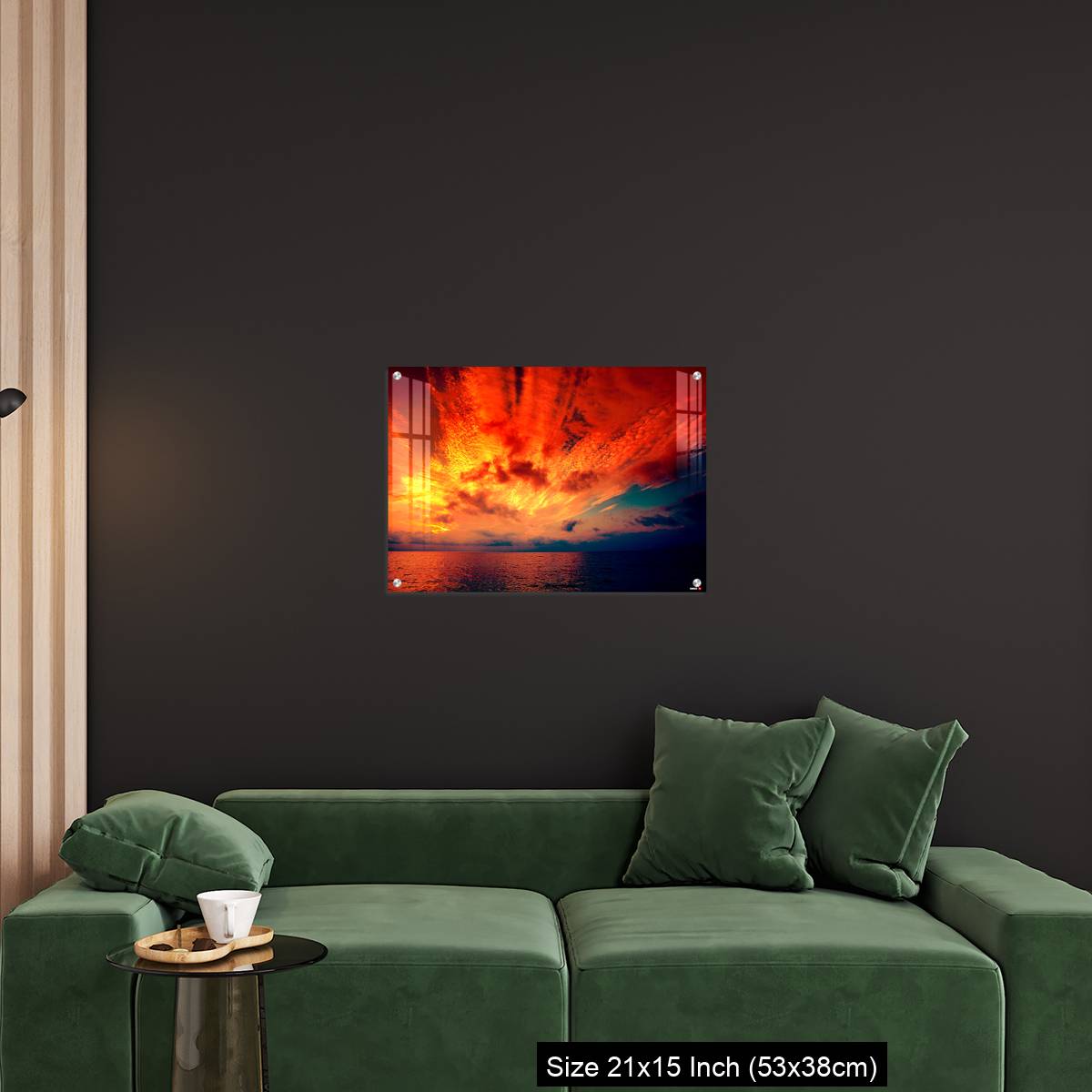 OMGs Acrylic Wall Decor – Early morning, burned sunrise over sea - Image 18
