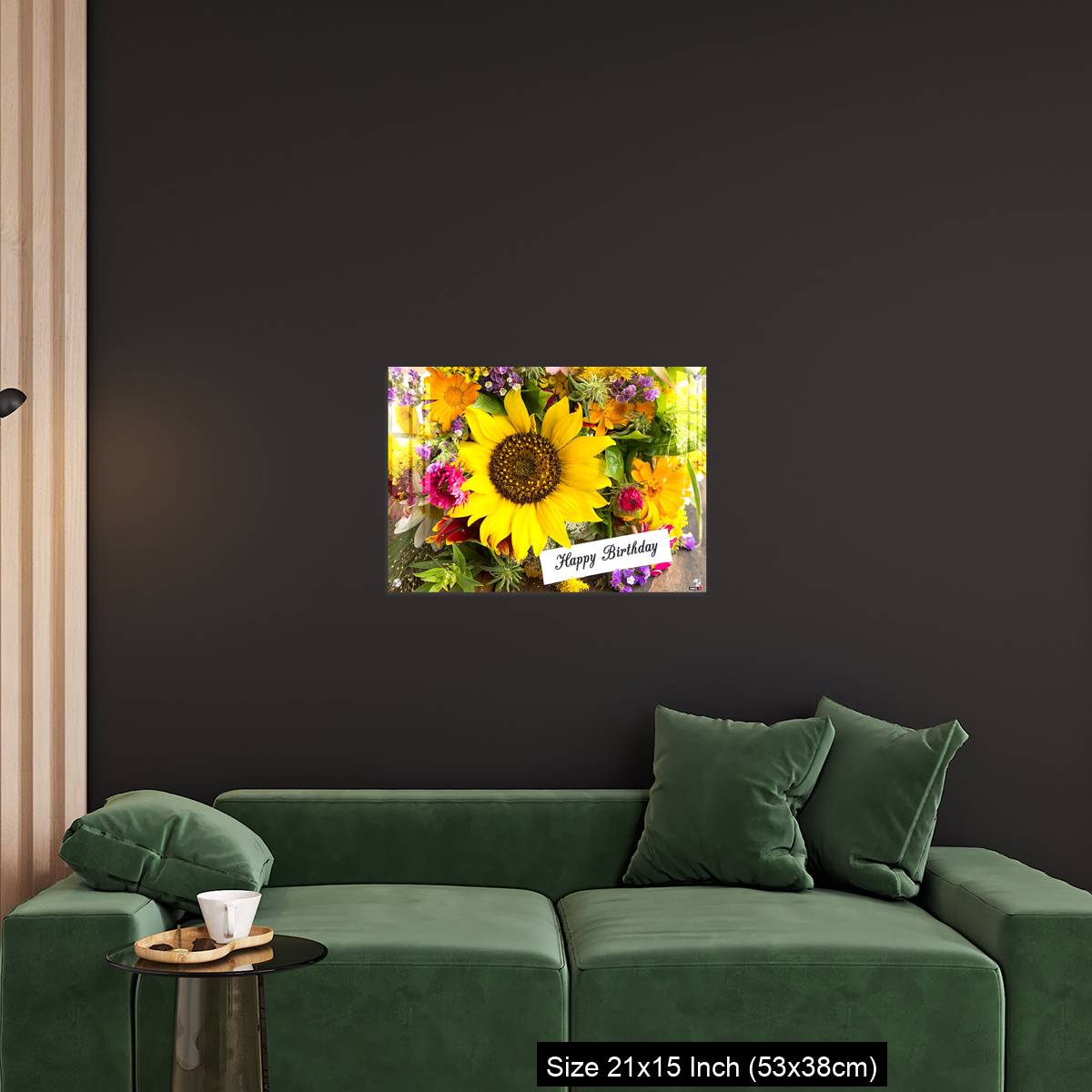OMGs Acrylic Wall Decor – Happy Birthday Card with Bouquet of Summer Flowers - Image 18