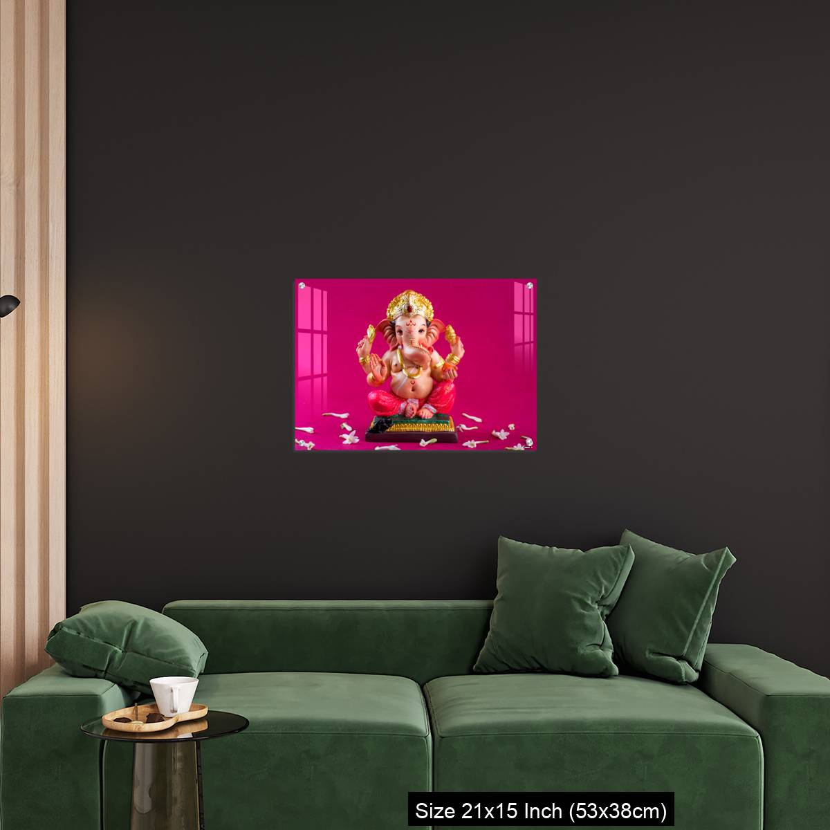 OMGs Acrylic Wall Decor – Ganesha Idol on pink background. - Image 18
