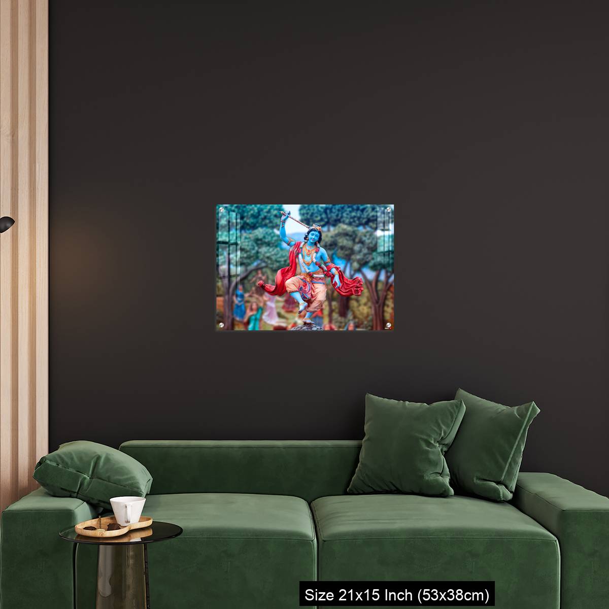 OMGs Acrylic Wall Decor – India, Vrindavan, Dancing Krishna - Image 18