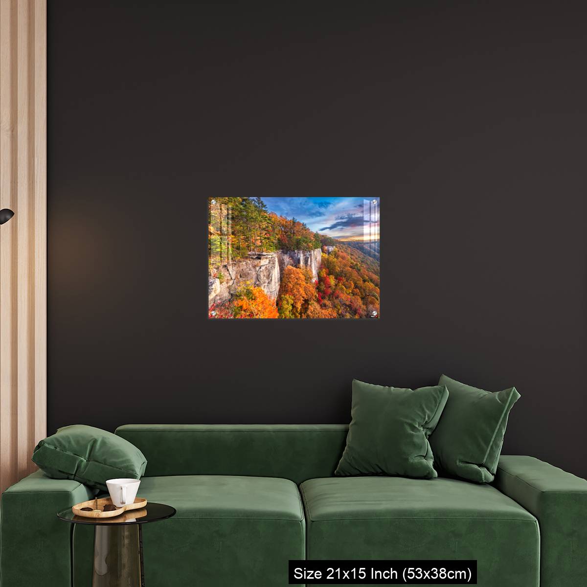 OMGs Acrylic Wall Decor – New River Gorge, West Virgnia, USA autumn morning - Image 18