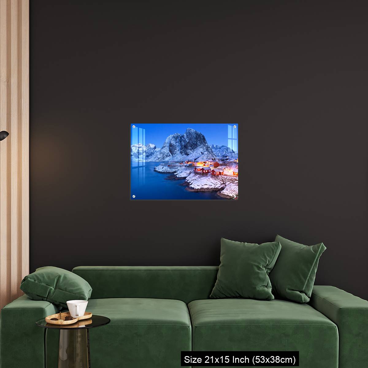 OMGs Acrylic Wall Decor – Norwegian fisherman's cabins on the Lofoten at dawn in winter - Image 18