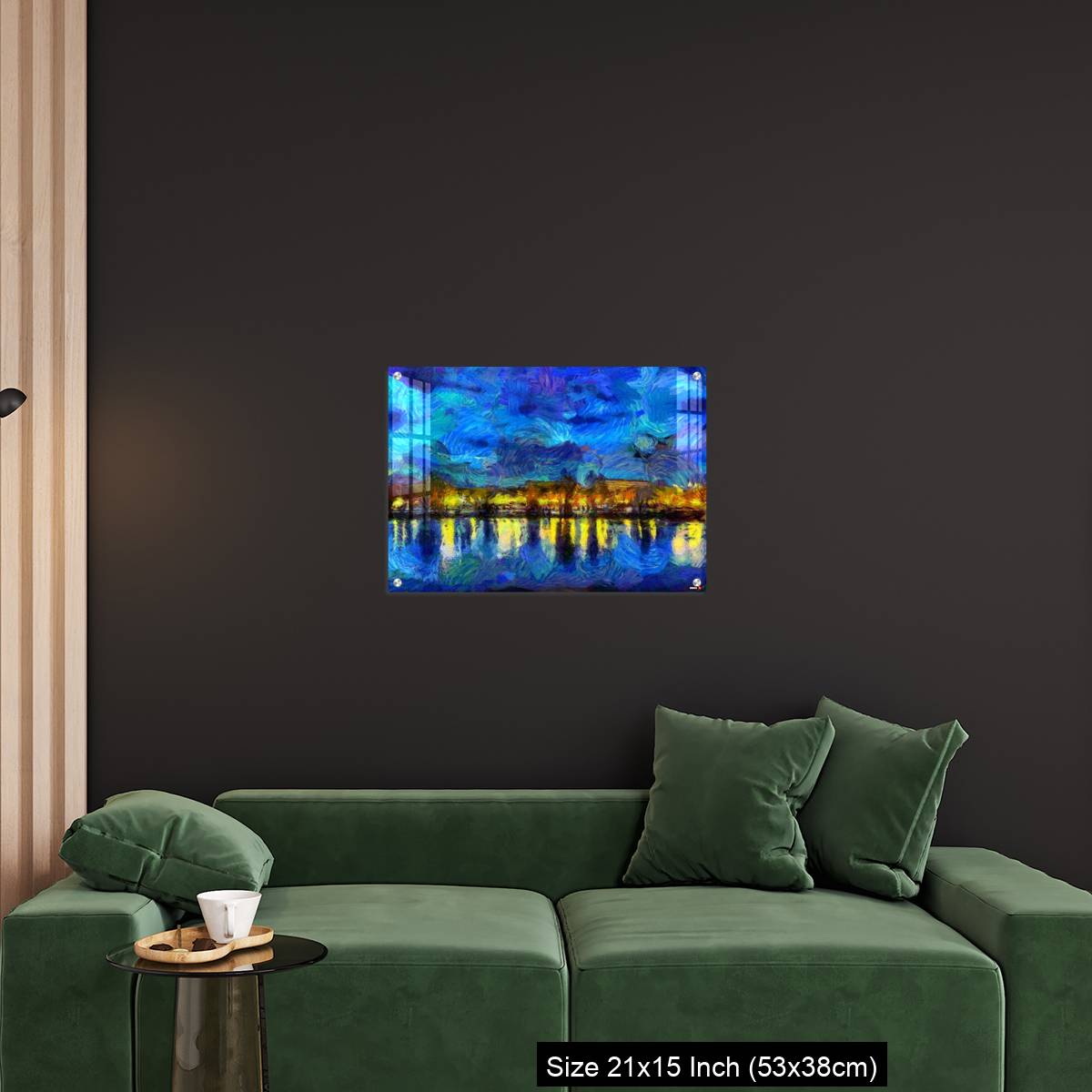 OMGs Acrylic Wall Decor – Oil painting - cityscape. Modern digital art, impressionism technique - Image 18