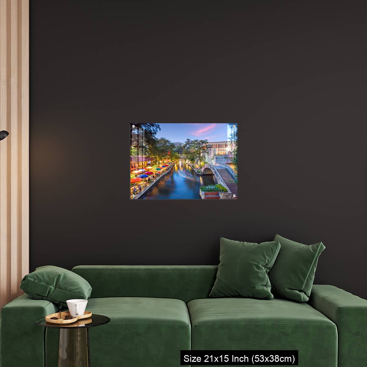 OMGs Acrylic Wall Decor – River walk in San Antonio city, Texas USA - Image 18