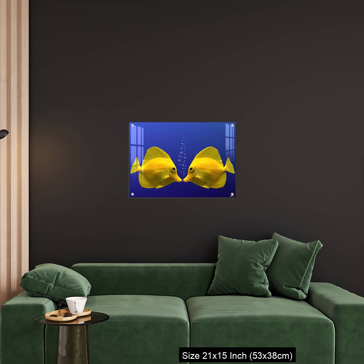 OMGs Acrylic Wall Decor – Two yellow tangs, face to face - Image 18