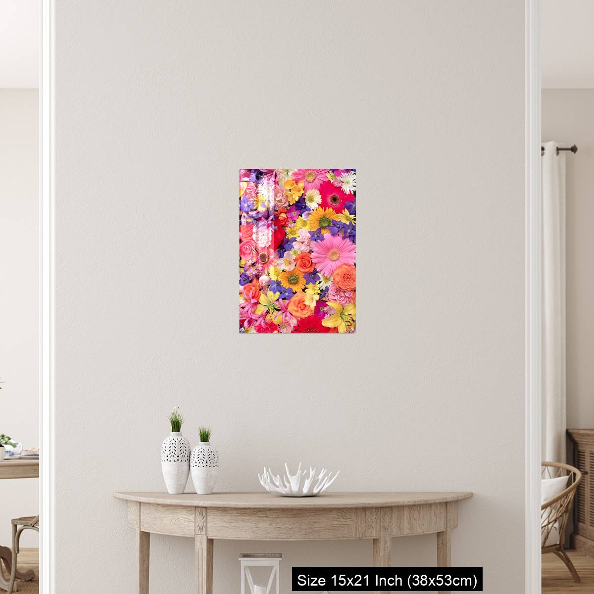 OMGs Acrylic Wall Decor – Colorful Flower Montage - Image 19