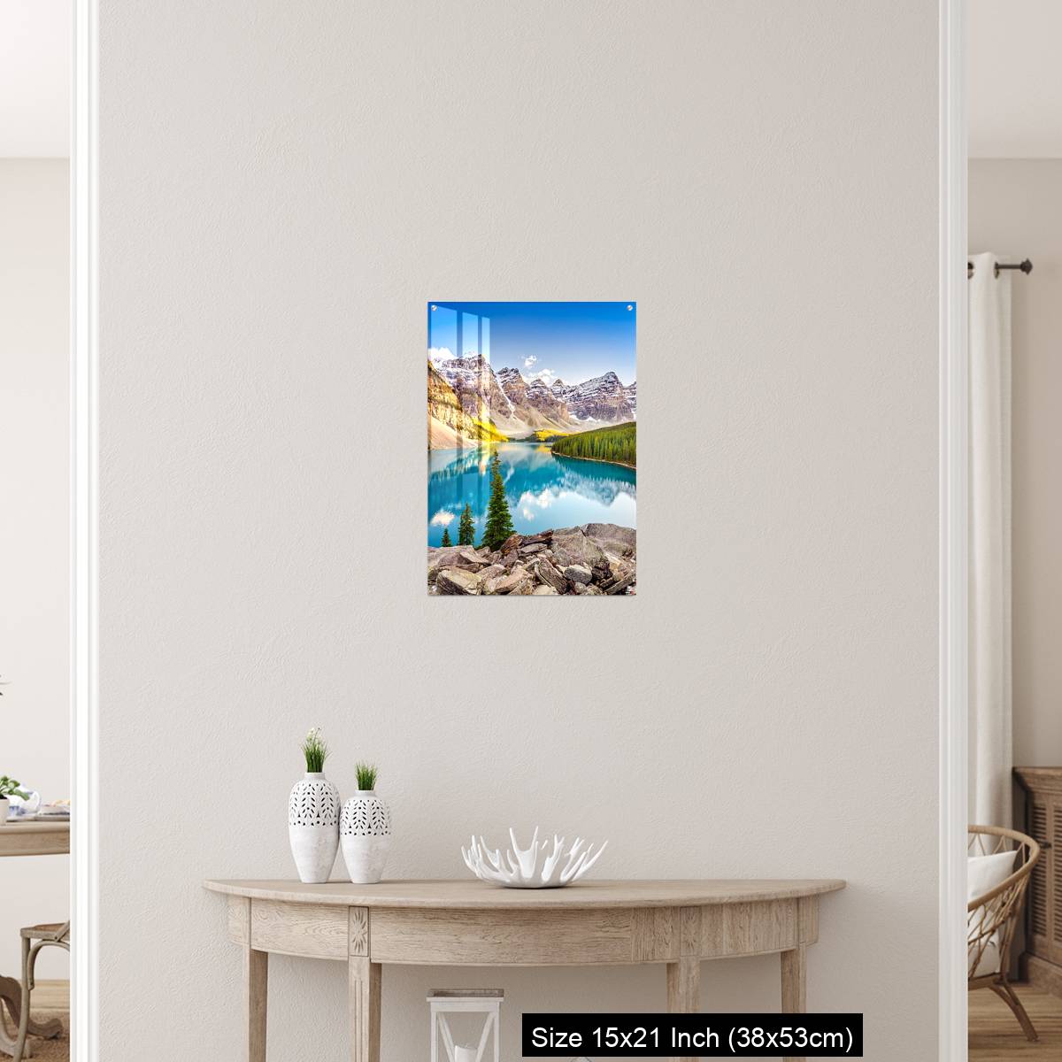 OMGs Acrylic Wall Decor – Landscape view of Moraine lake in Canadian Rocky Mountains - Image 19