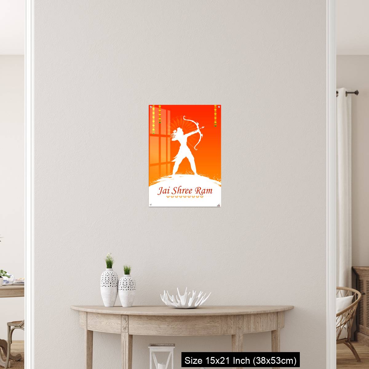 OMGs Acrylic Wall Decor – Lord Rama with bow arrow - Image 19