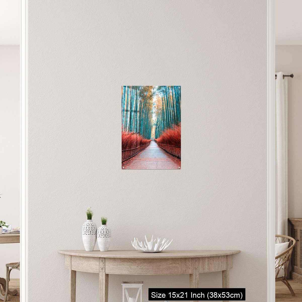 OMGs Acrylic Wall Decor – walkway bamboo tunnel named Arashiyama bamboo forest in Kyoto, Tourist landmark of Japan - Image 19