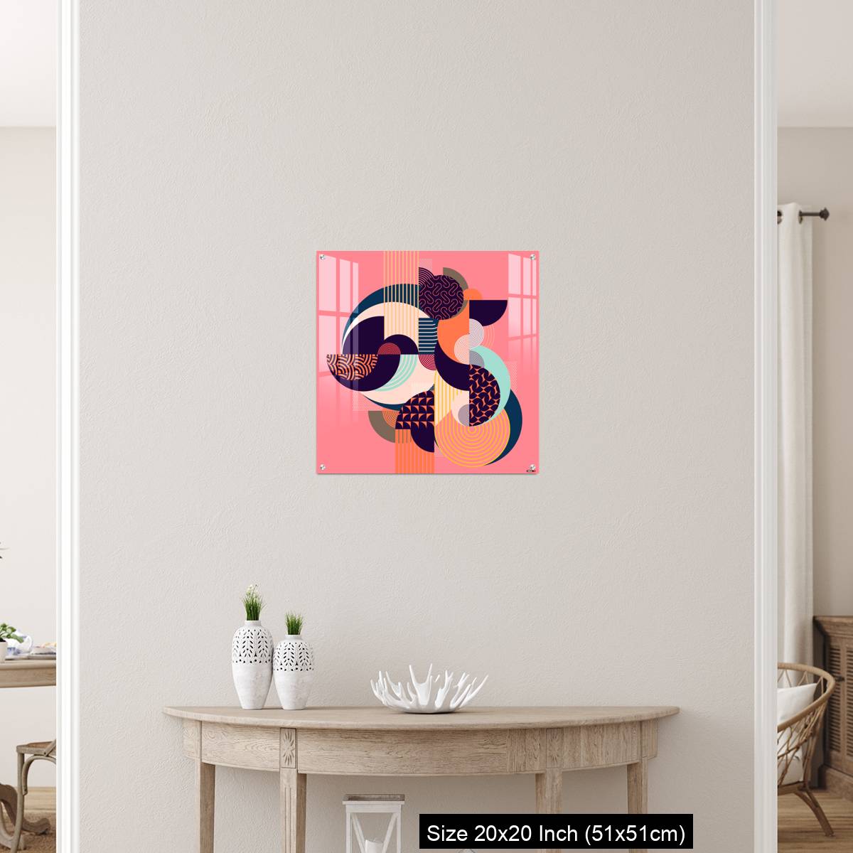 OMGs Acrylic Wall Decor – Abstract art colorful geometric composition. - Image 19