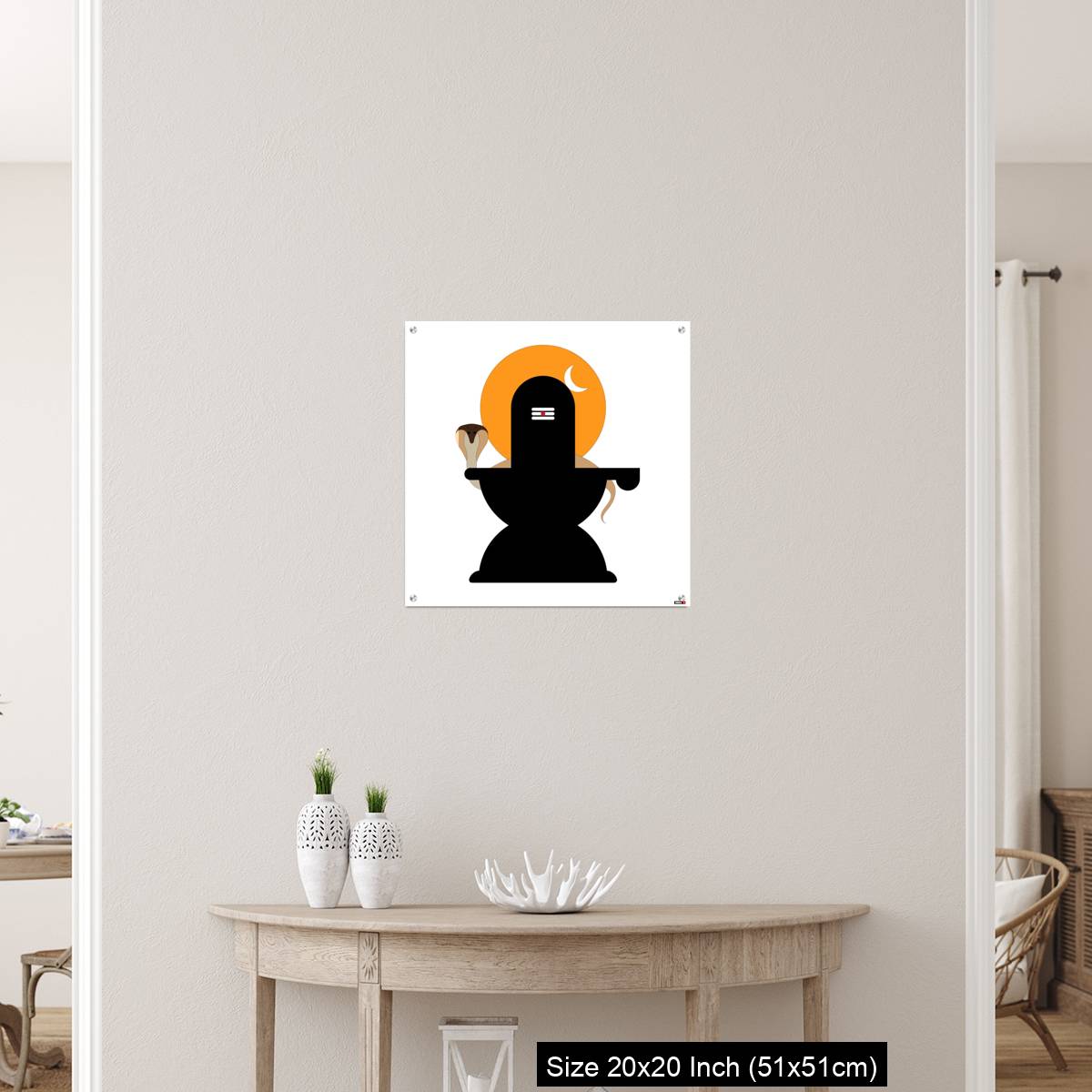 OMGs Acrylic Wall Decor – Shiva Lingam  with snake - Image 19