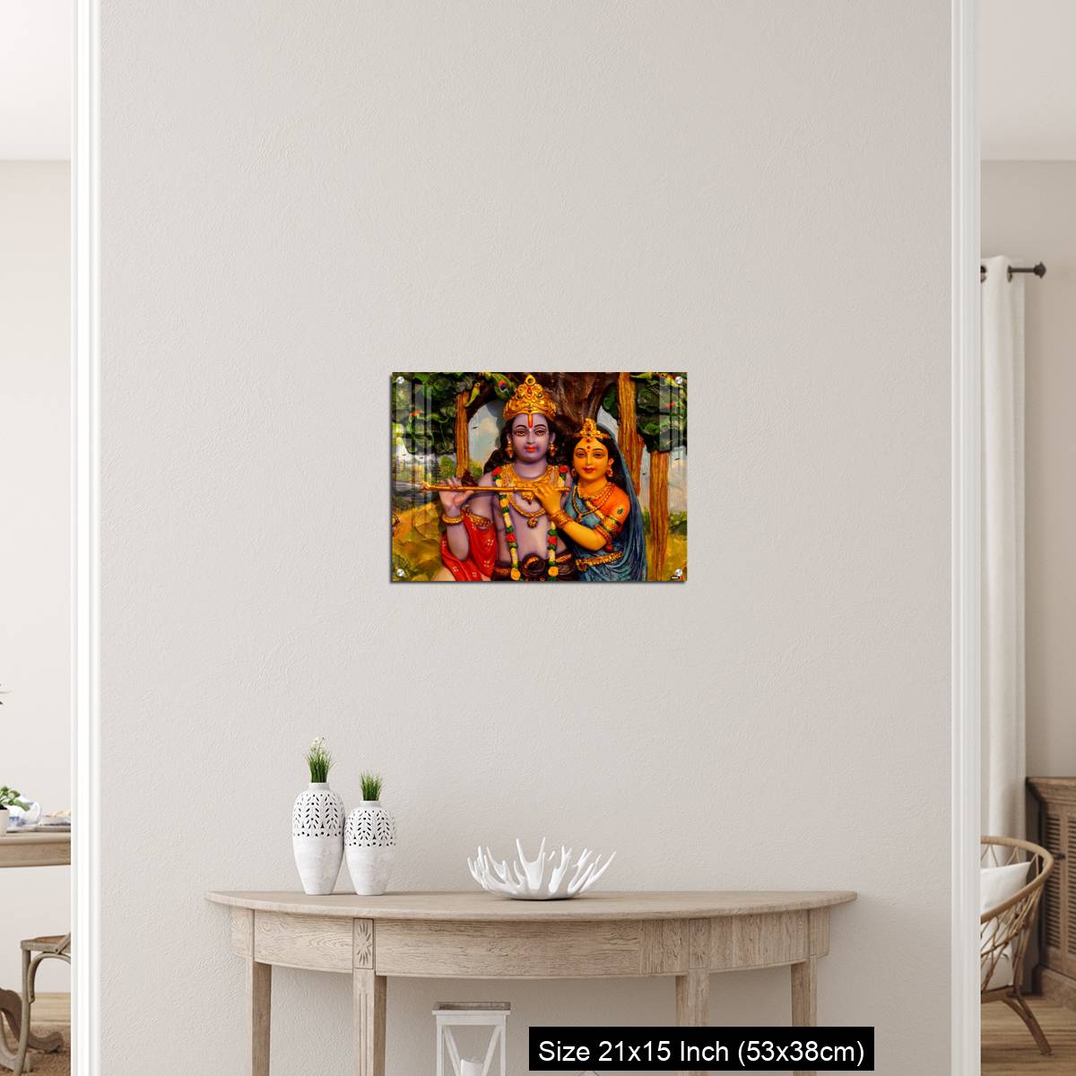 OMGs Acrylic Wall Decor – Krishna and Radha - Image 19