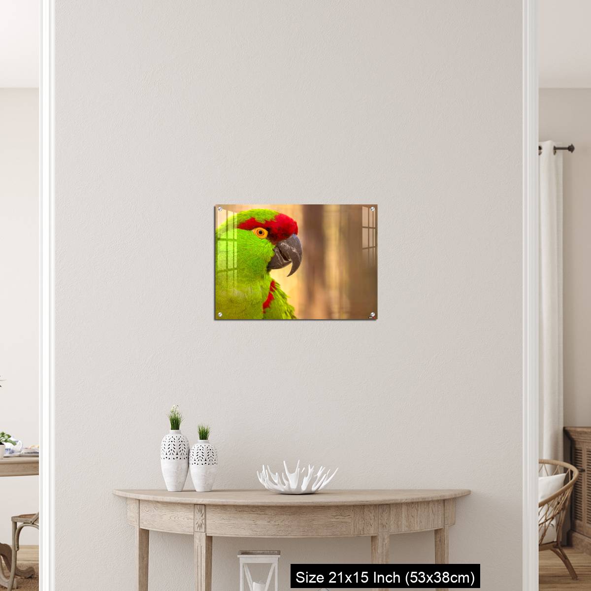 OMGs Acrylic Wall Decor – Close-up portrait of a thick billed parrot - Image 19