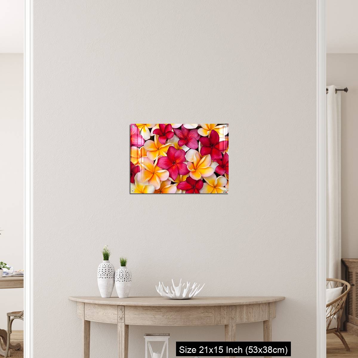 OMGs Acrylic Wall Decor – Colorful Pulmeria (or Frangipani) flowers - Image 19