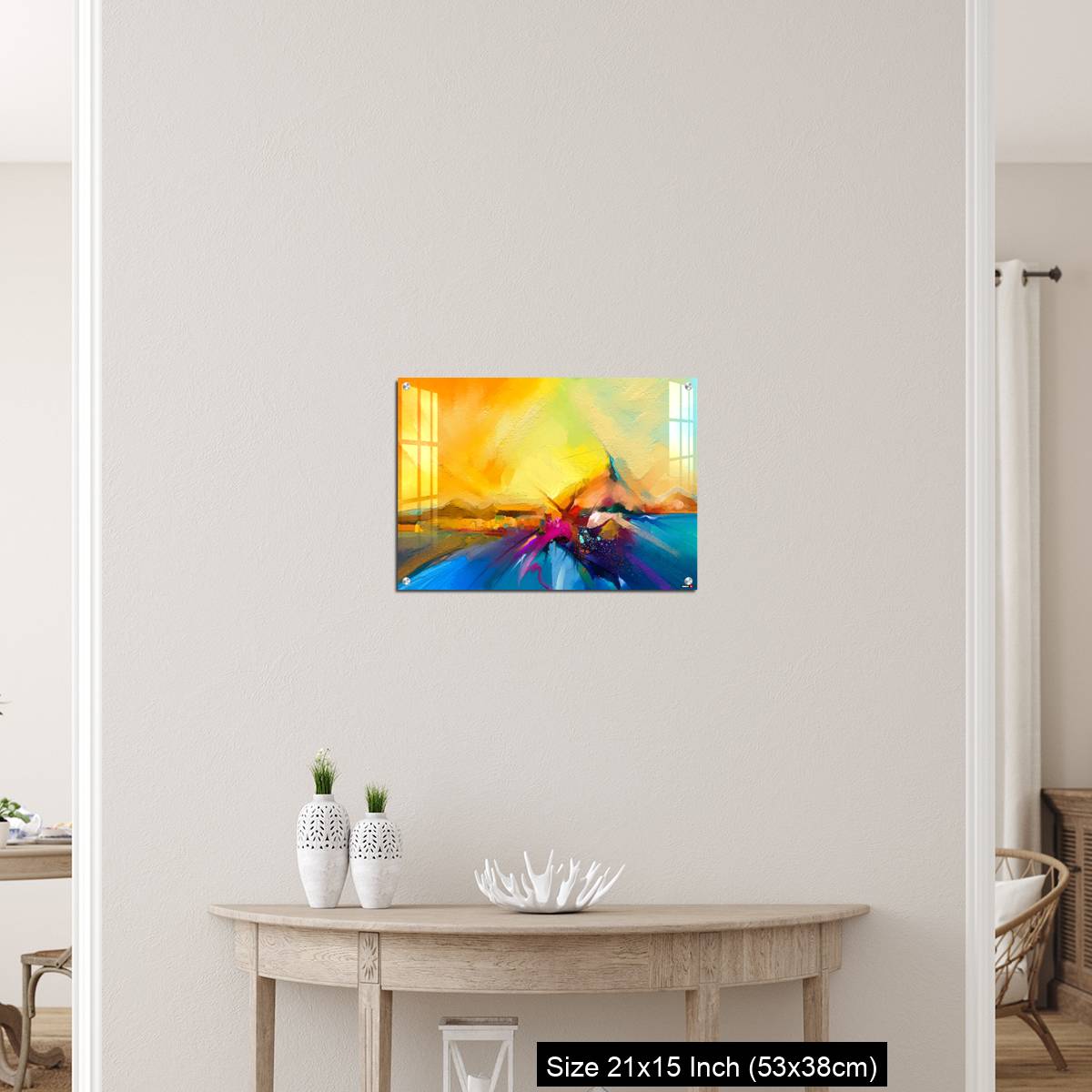 OMGs Acrylic Wall Decor – Colorful oil painting on canvas texture. - Image 19