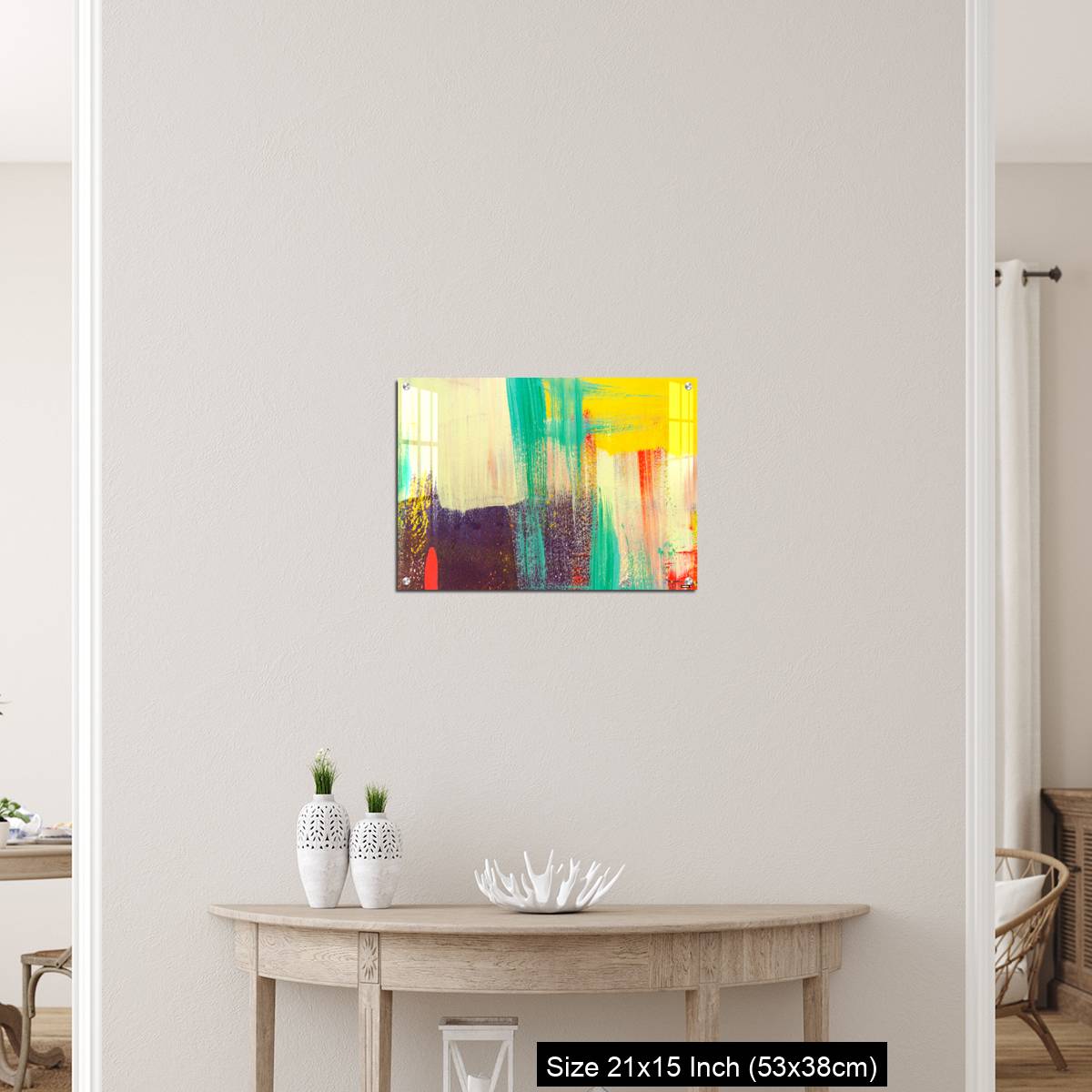 OMGs Acrylic Wall Decor – Colorful painted on concrete wall. Abstract background. - Image 19
