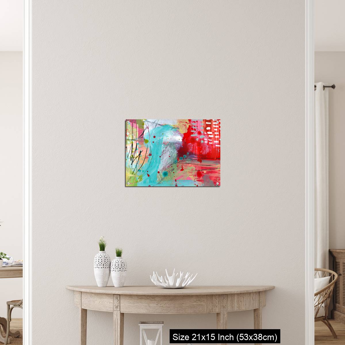 OMGs Acrylic Wall Decor – Detail of modern abstract mixed media art - Image 19