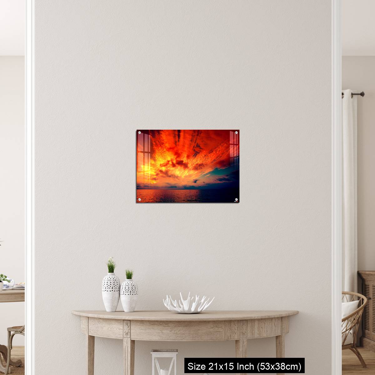 OMGs Acrylic Wall Decor – Early morning, burned sunrise over sea - Image 19