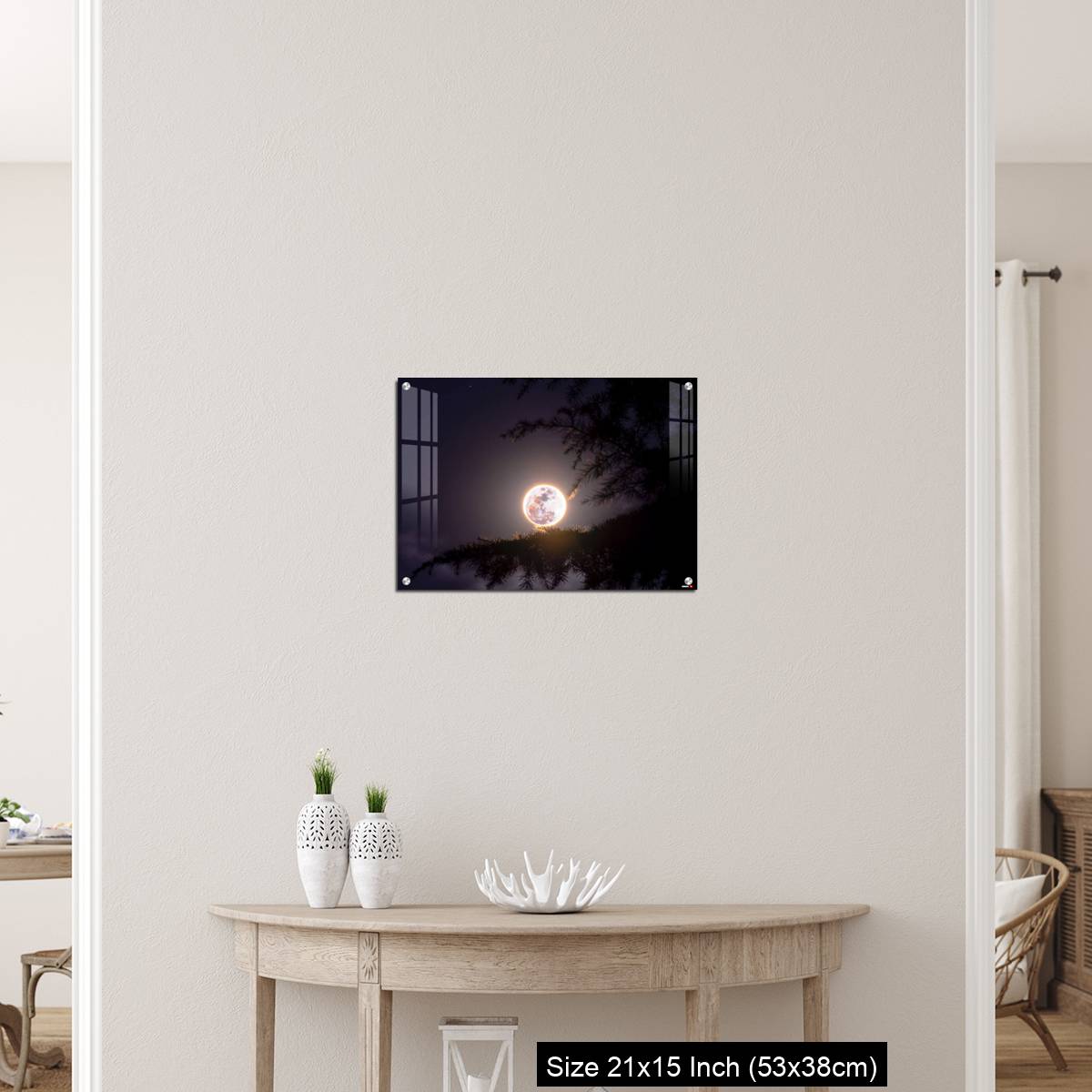 OMGs Acrylic Wall Decor – February's full Moon - The Snow Moon - Image 19