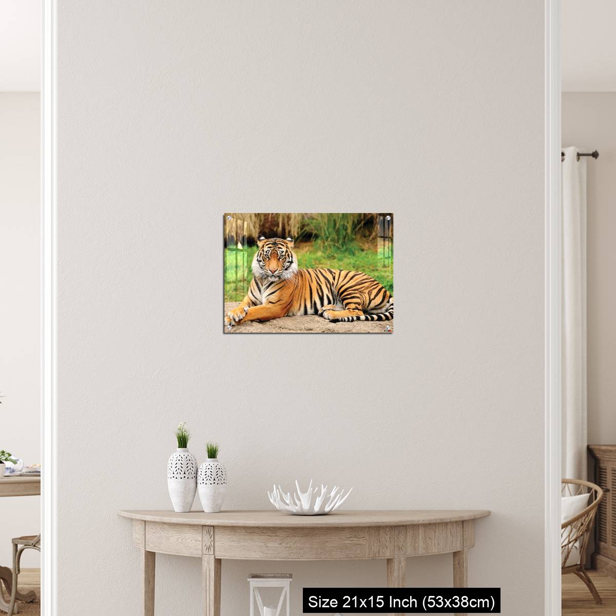 OMGs Acrylic Wall Decor – Royal Bengal Tiger alert and Staring at the Camera - Image 19