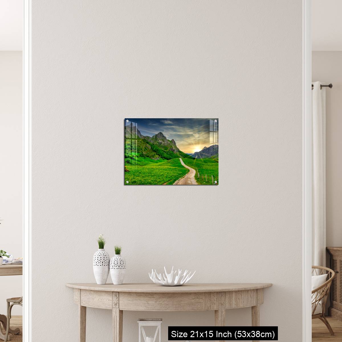 OMGs Acrylic Wall Decor – Track and mountains in Valle del Lago, Somiedo Nature Park, Asturias, Spain - Image 19